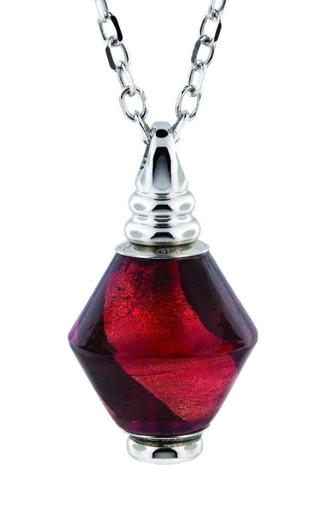 Cara Keepsakes Murano Glass Pendant Urns Bicono Murano Glass Pendant Urn - 'Beyond the Sunset'