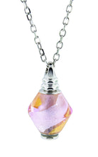 Cara Keepsakes Murano Glass Pendant Urns Bicono Murano Glass Pendant Urn - 'Loving Whispers'