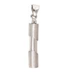 Cara Keepsakes Silver Pendant Urns Cylinder Pendant Urn