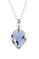 Cara Keepsakes Murano Glass Pendant Urns Olive Murano Glass Pendant - 'Ocean Mist'