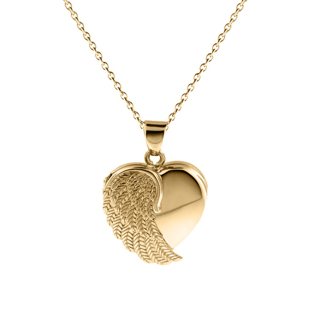 Cara Keepsakes Gold Angel Wing Pendant Charm