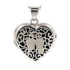 Loved Remembered 'Angel Heart' Silver Locket Urn