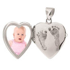 Loved Remembered 'Angel Heart' Silver Locket Urn