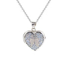 Loved Remembered 'Angel Heart' Silver Locket Urn