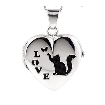 Loved Remembered Cat Locket Urn