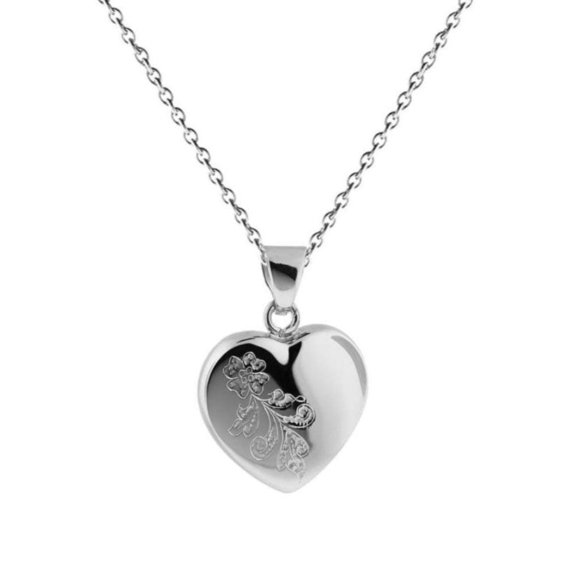 Loved Remembered 'Forget Me Not' Heart Pendant Urn