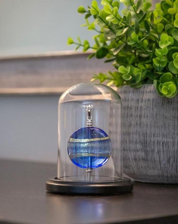 Loved Remembered Keepsake Urn - "Serenity" (Bombe)