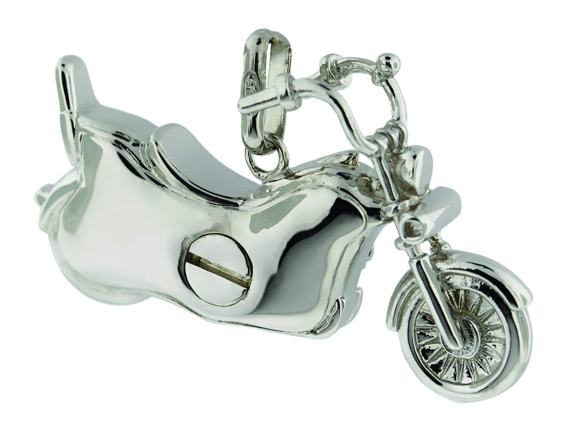 Loved Remembered Motorcycle Pendant Urn