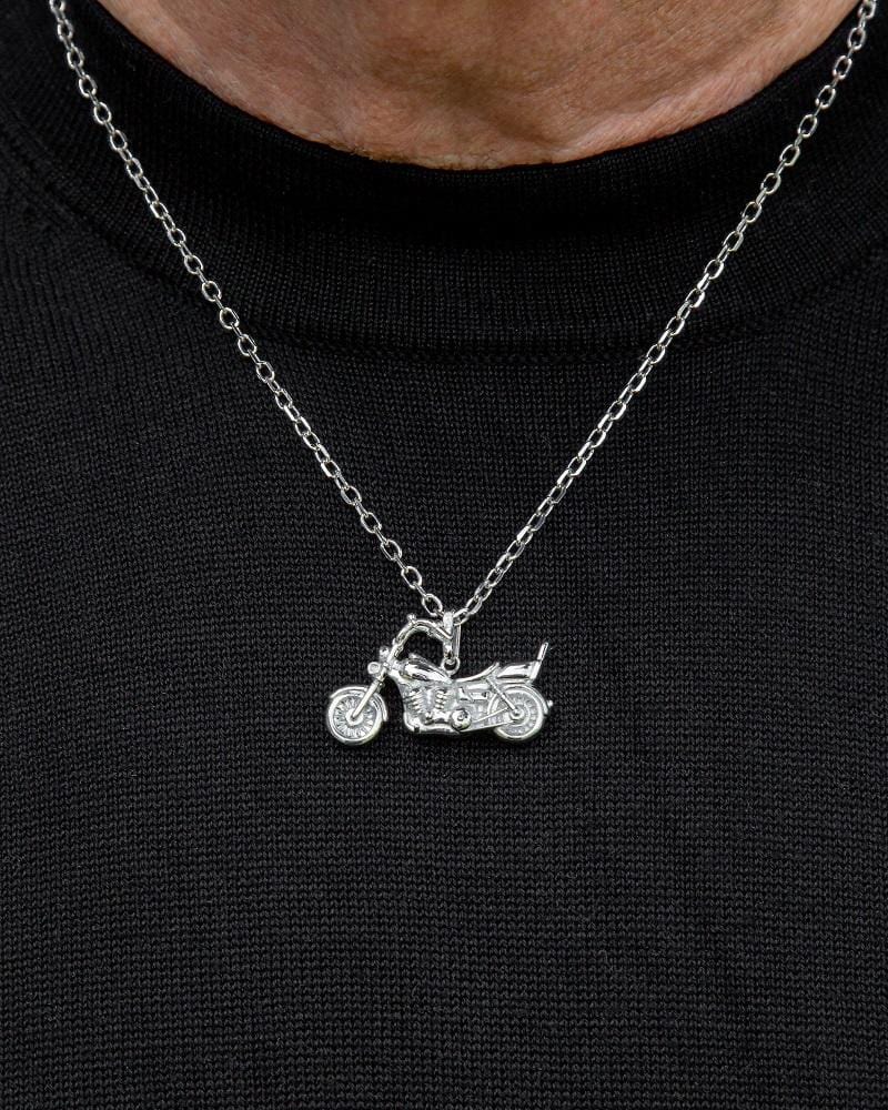 Loved Remembered Motorcycle Pendant Urn