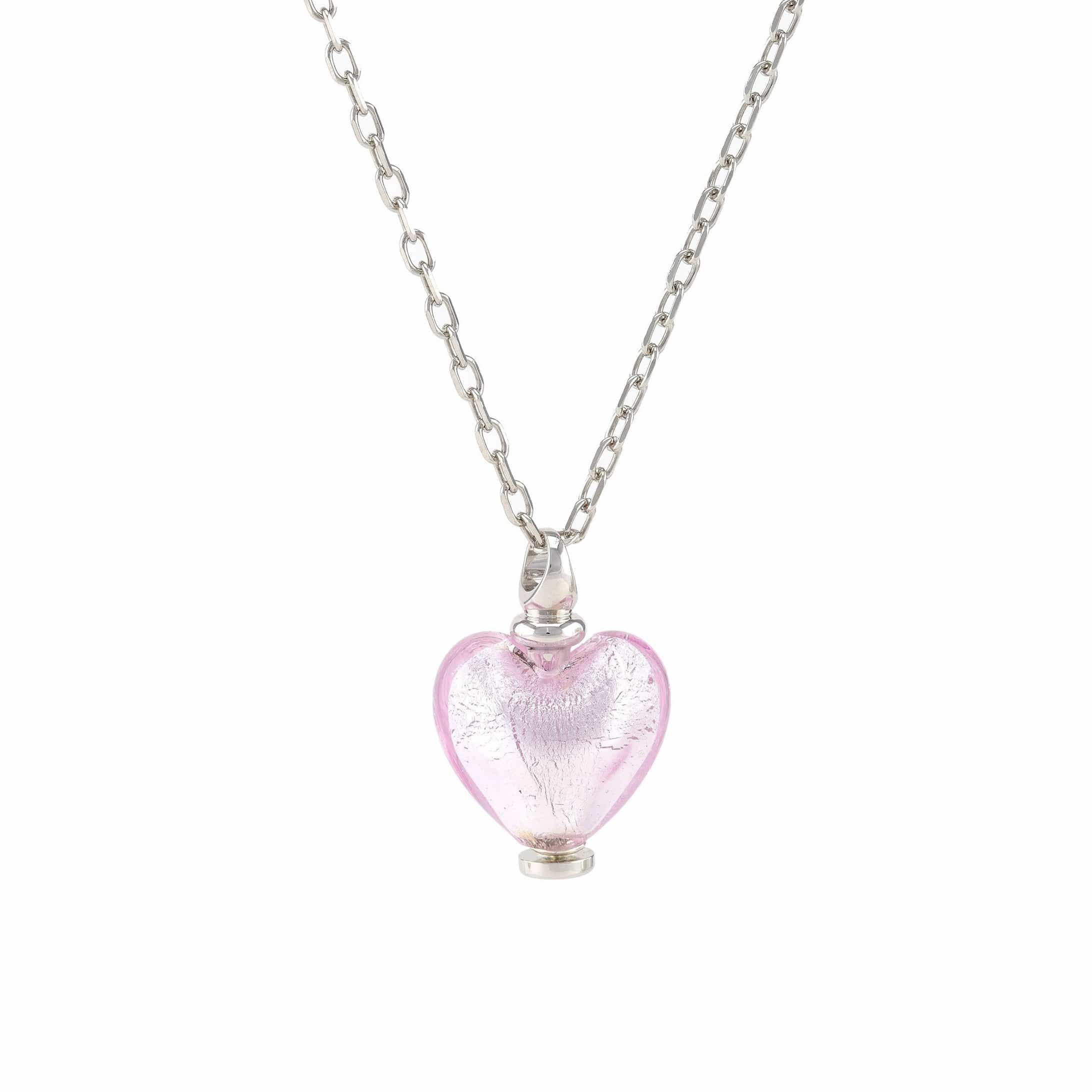 Loved Remembered Murano Glass Heart Urn - October
