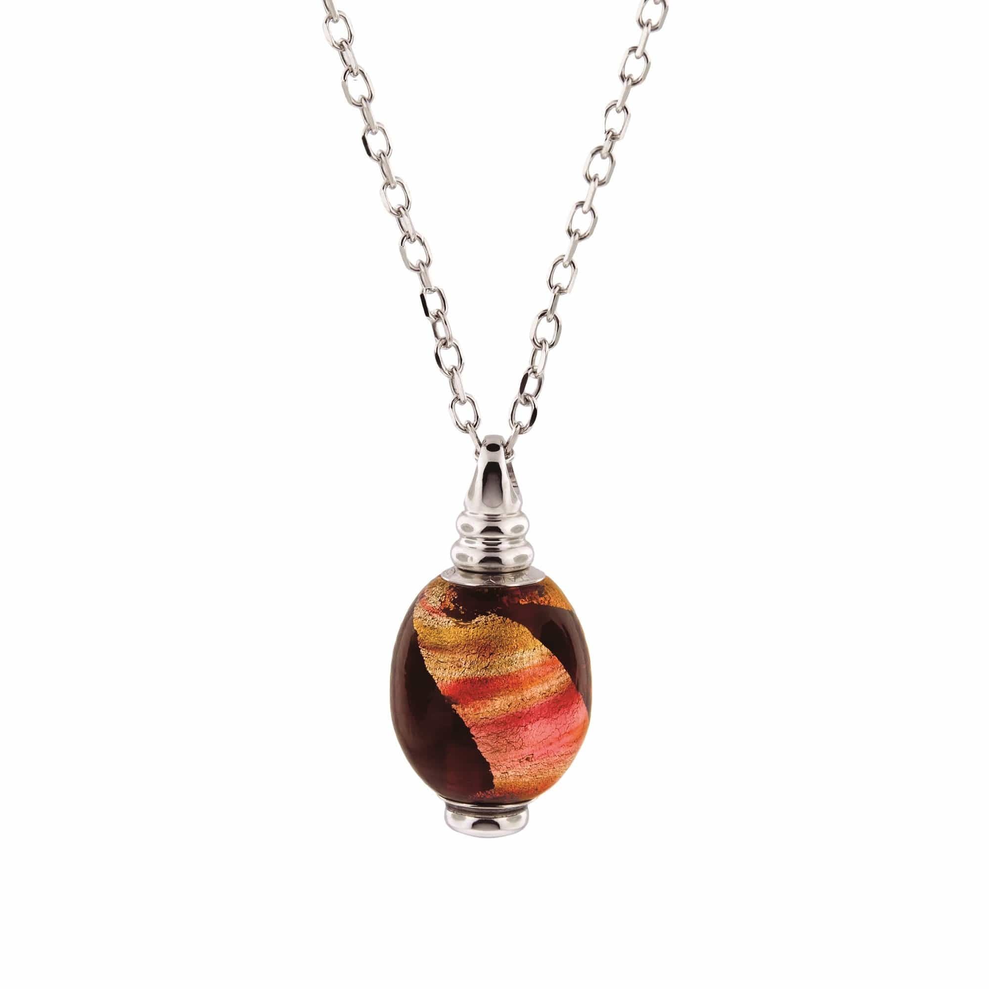 Loved Remembered Murano Glass Pendant Urn - 'Beyond the Sunset'