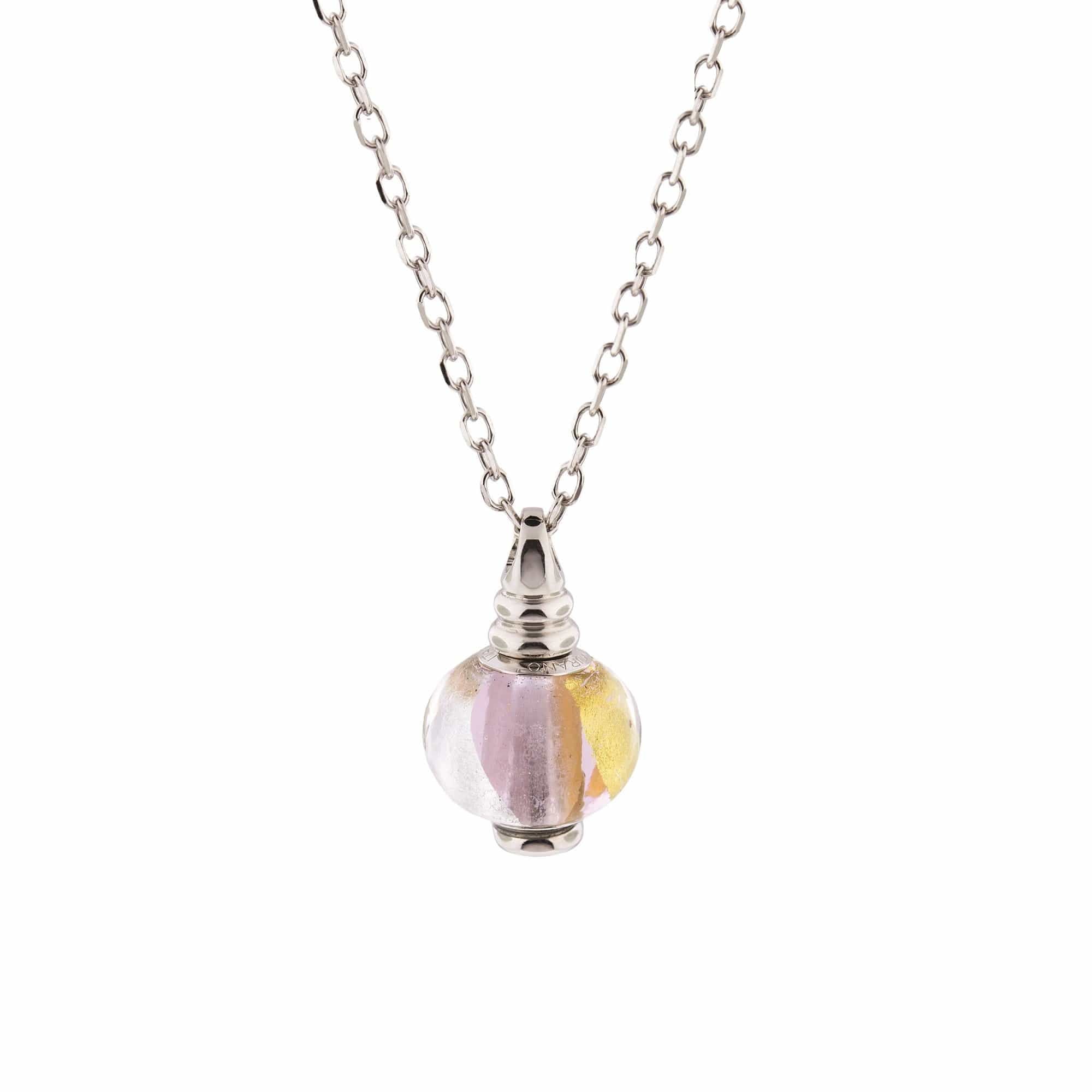 Loved Remembered Murano Glass Pendant Urn - 'Loving Whispers'