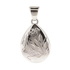 Loved Remembered 'Poppy' Silver Teardrop Pendant Urn
