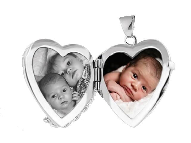 Loved Remembered Silver Angel Wing Classic Locket
