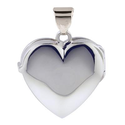 Loved Remembered Silver Filigree Heart Classic Locket