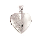 Loved Remembered Silver 'Forget Me Not' Classic Locket