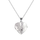 Loved Remembered Silver 'Forget Me Not' Classic Locket
