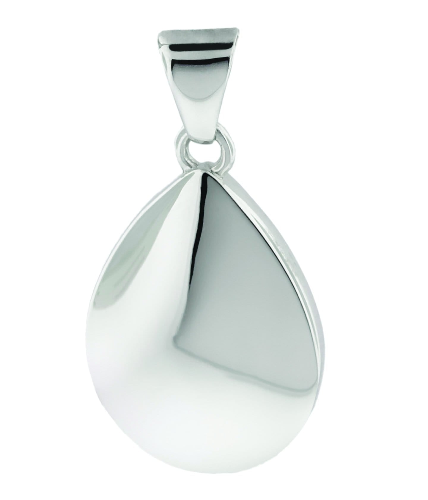 Loved Remembered Silver Teardrop Pendant Urn