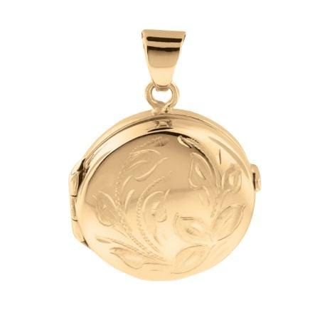 Loved Remembered 'Trillium' Gold Locket Urn